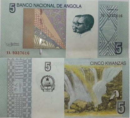 Angola banknot  5 Kwanzas  2012 r. UNC