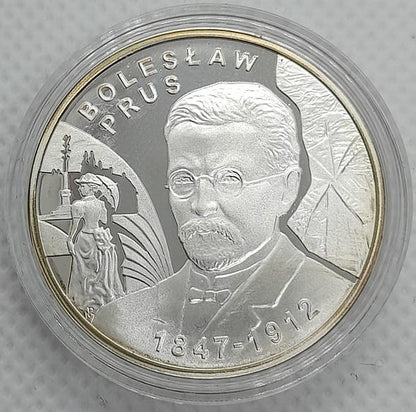 Moneta 10 zł Bolesław Prus 2012 r.