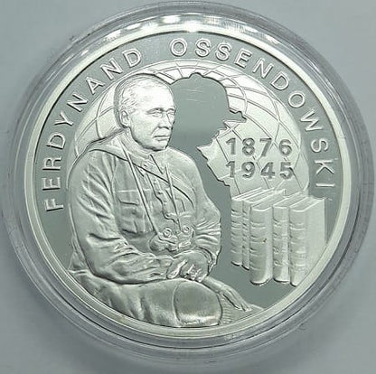 Moneta 10 zł Ferdynand Ossendowski 2011