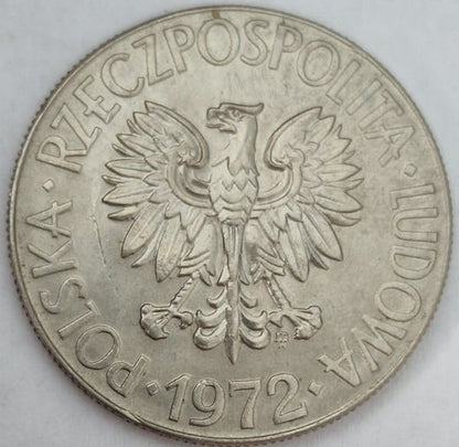 Moneta 10 zł Tadeusz Kościuszko 1972 stan 2