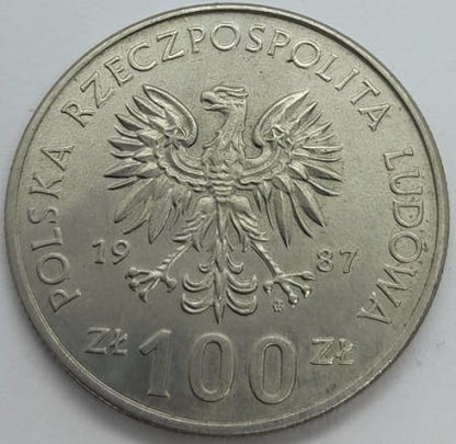 Moneta 100 zł Władysław Łokietek 1986