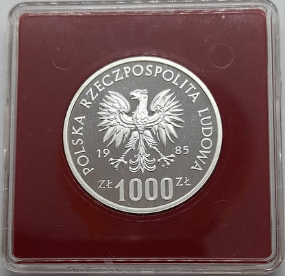 Moneta 1000 zł Przemysław II  próba 1985 r.