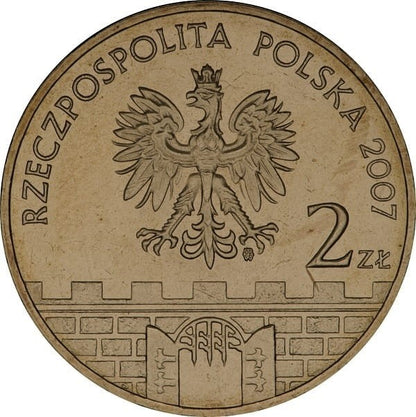 Moneta 2 zł Kwidzyn 2007