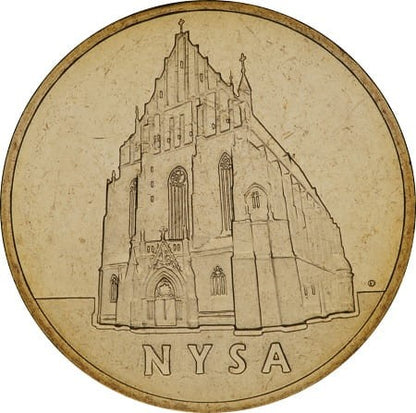 Moneta 2 zł Nysa 2006