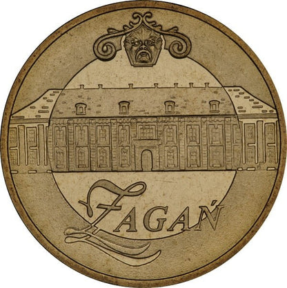 Moneta 2 zł Żagań 2006