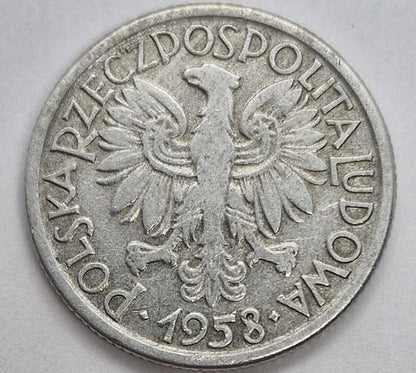 Moneta 2 złote Jagody 1958 stan 3