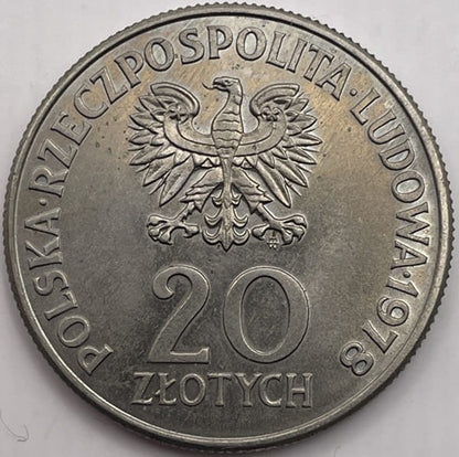 Moneta 20 zł Maria Konopnicka 1978
