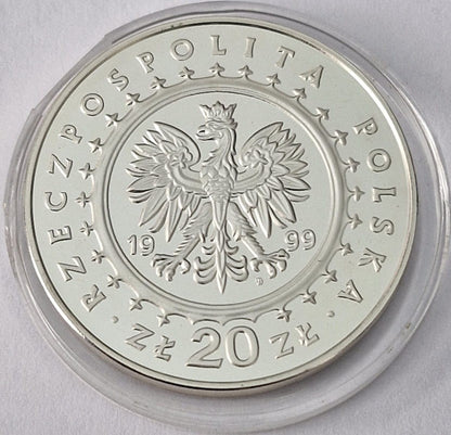 Moneta 20 zł Pałac Potockich w Radzyniu Podlaskim 1999