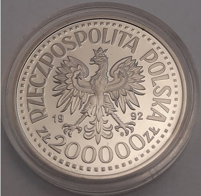 Moneta 200 000 zł Stanisław Staszic 1992