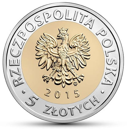 Moneta 5 zł Ratusz w Poznaniu 2015