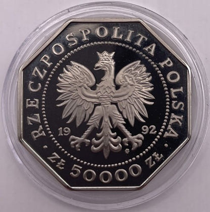 Moneta 50000 zł 200 lat orderu Virtuti Militari 1992 r.