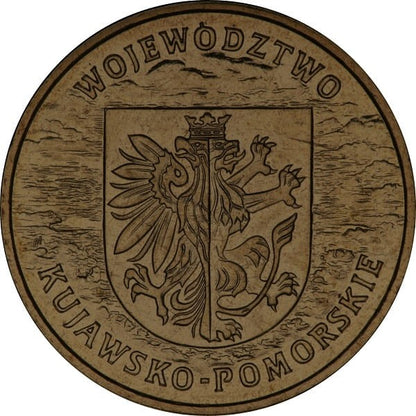 Moneta 2 zł Województwo Kujawsko-Pomorskie 2004