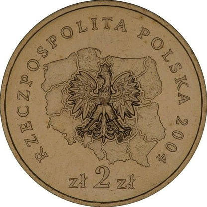Moneta 2 zł Województwo Śląskie 2004