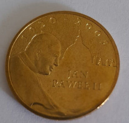 Moneta 2 zł Papież Jan Paweł  II 2005