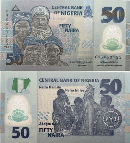 Nigeria banknot 50 Naira 2020